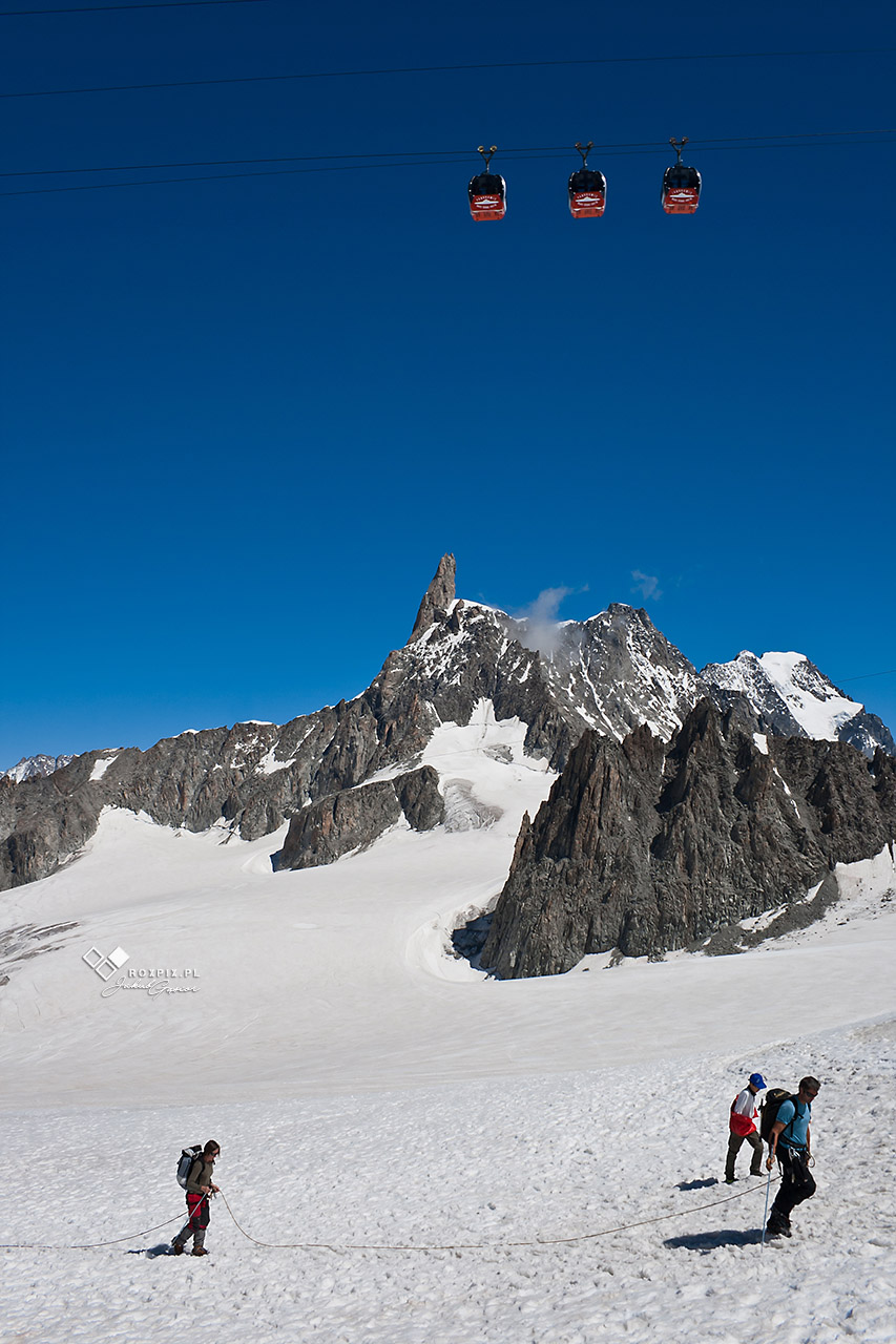 Okolice Mt Blanc, Alpy