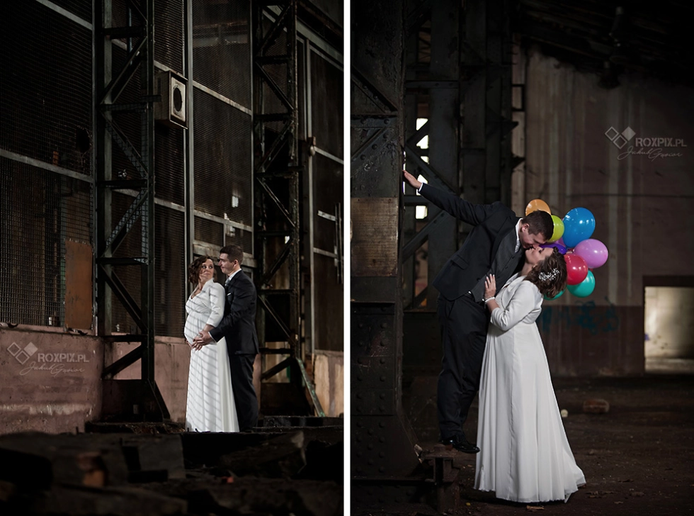 Industrialny Plener Ślubny