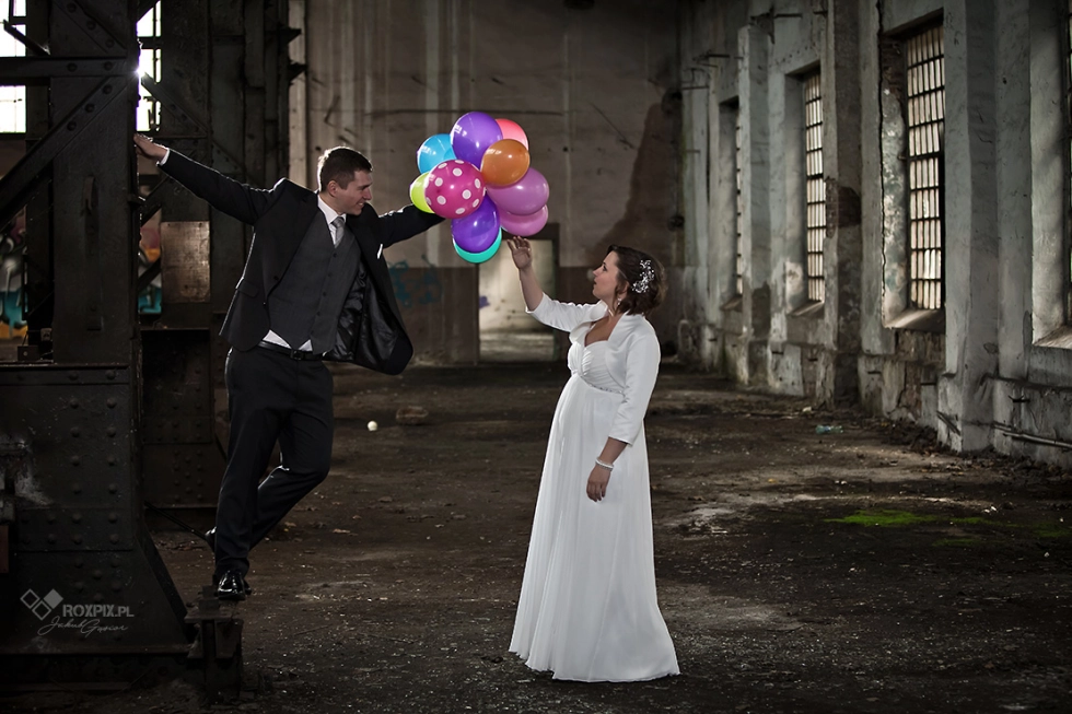 Industrialny Plener Ślubny