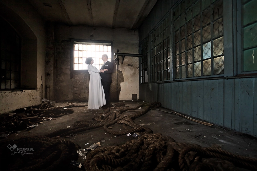 Industrialny Plener Ślubny