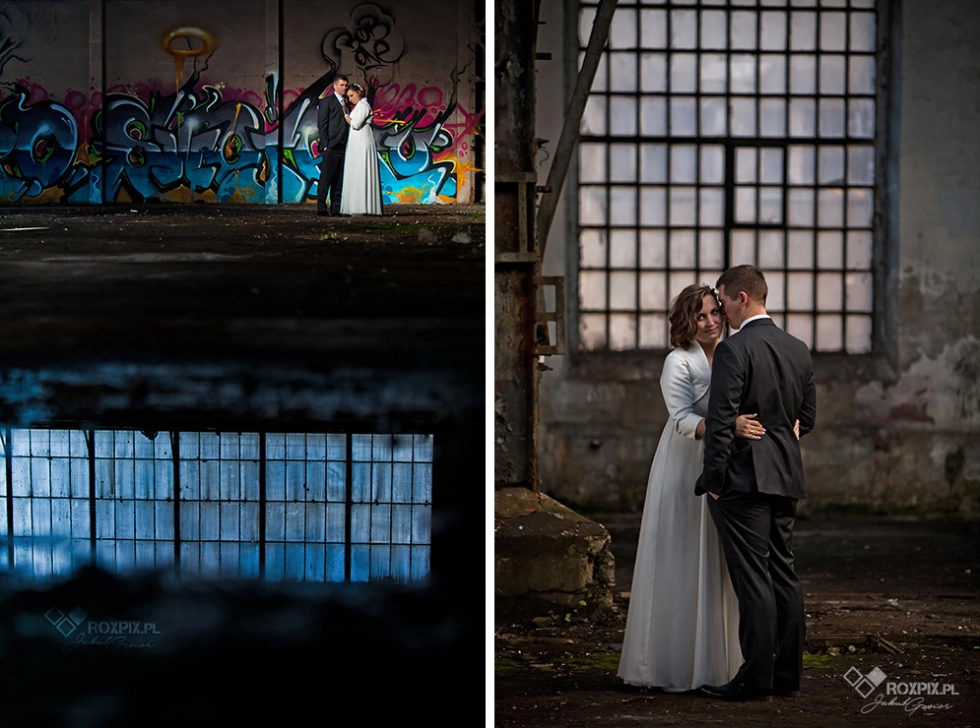 Industrialny Plener Ślubny