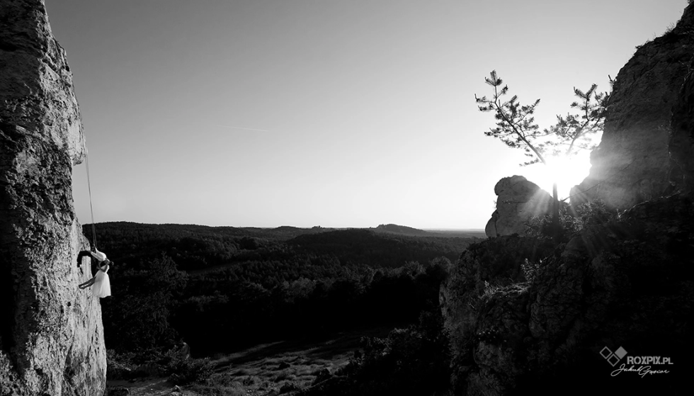 Wspinaczkowy Plener Ślubny
