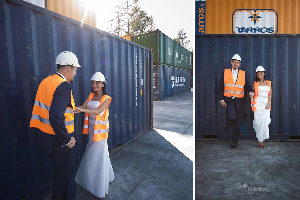 Plener Ślubny w Opuszczonych Wagonach Kolejowych