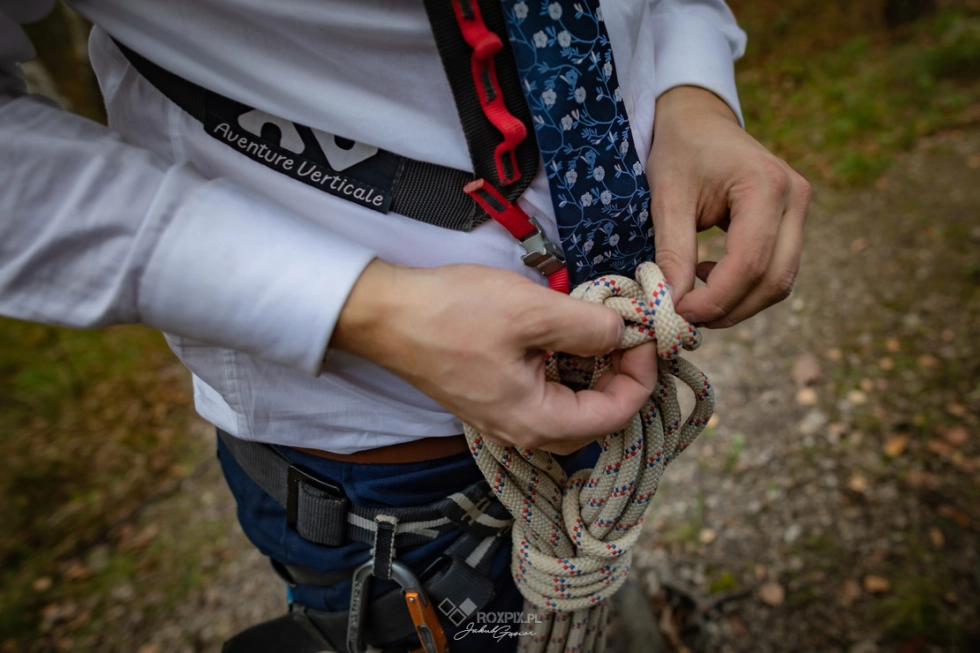 Wspinaczkowa Sesja Ślubna w Dolinie Kobylańskiej