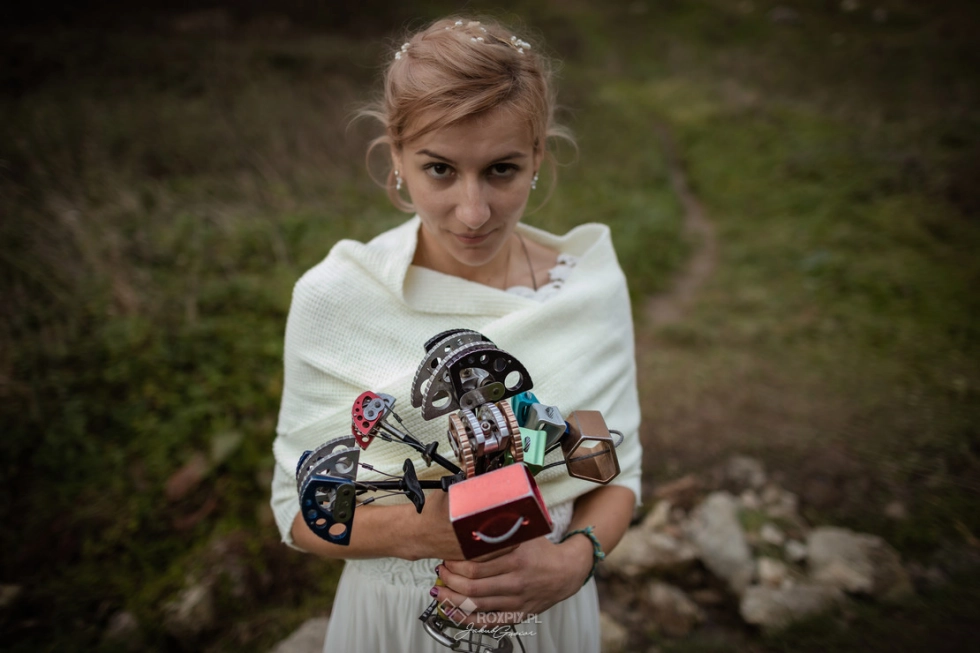 Wspinaczkowa Sesja Ślubna w Dolinie Kobylańskiej