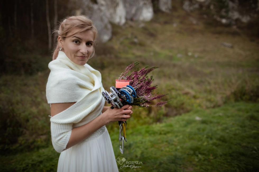 Wspinaczkowa Sesja Ślubna w Dolinie Kobylańskiej