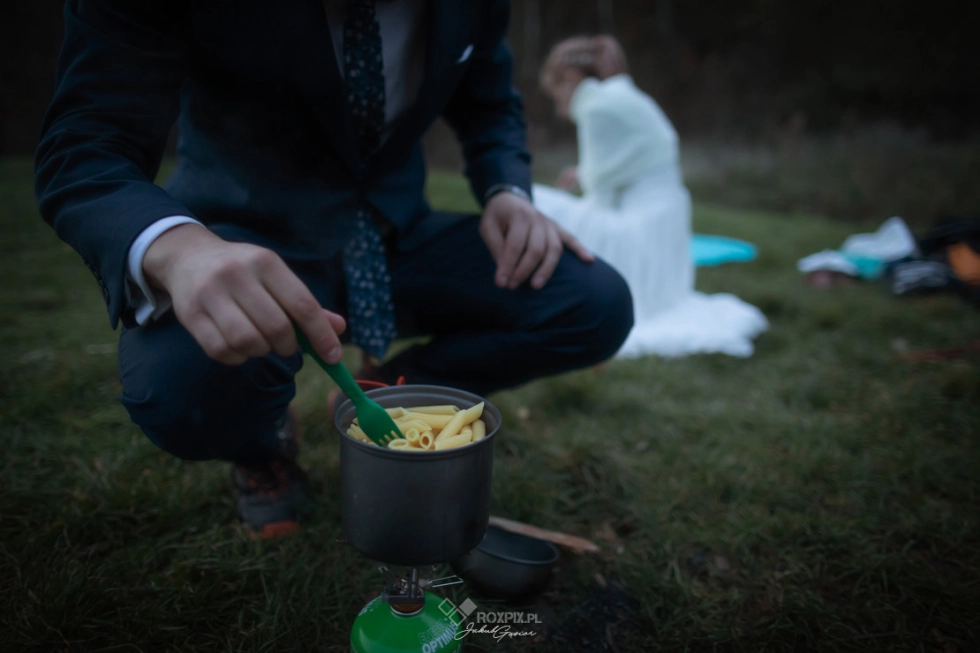 Wspinaczkowa Sesja Ślubna w Dolinie Kobylańskiej