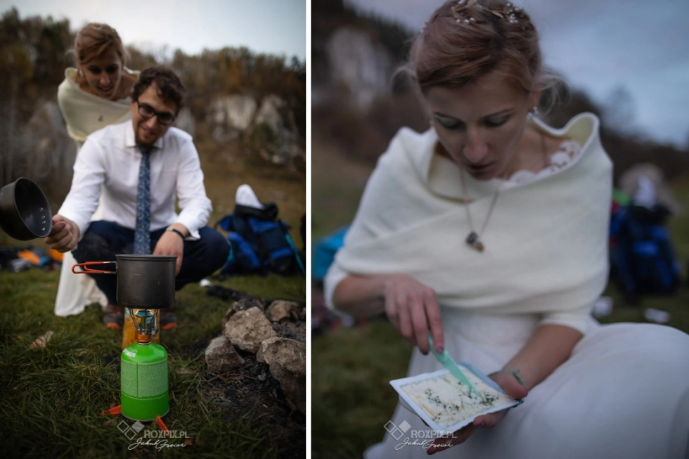 Wspinaczkowa Sesja Ślubna w Dolinie Kobylańskiej